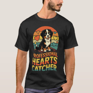 Professional Hearts Catcher Bernese Mountain Dog V T-Shirt
