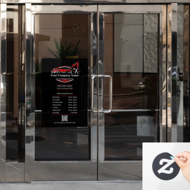 Professional Heavy Equipment Construction Company  (Office Door)