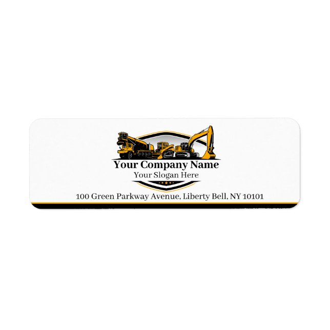Professional Heavy Equipment Construction Company  (Front)