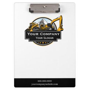Professional Heavy Equipment Construction Company  Clipboard