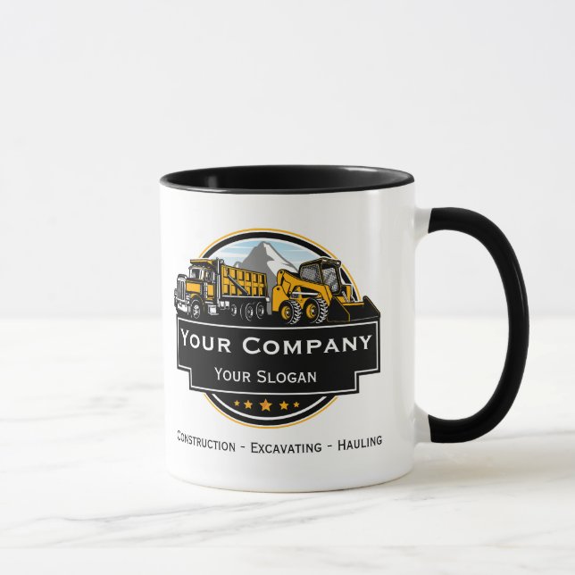 Professional Heavy Equipment Construction Company  Mug (Right)