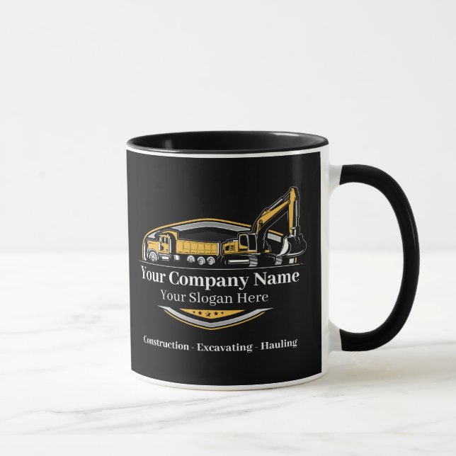 Professional Heavy Equipment Construction Company  Mug (Right)