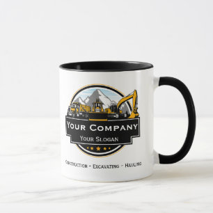 Professional Heavy Equipment Construction Company Mug