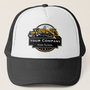 Professional Heavy Equipment Construction Company Trucker Hat