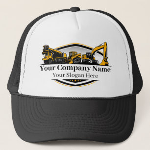 Professional Heavy Equipment Construction Company Trucker Hat