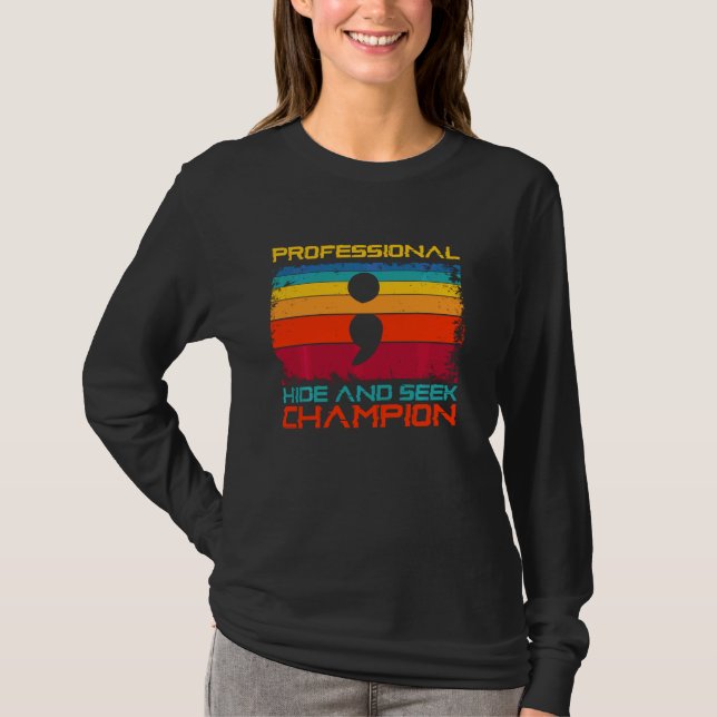 Professional Hide And Seek Champion Code Software  T-Shirt (Front)