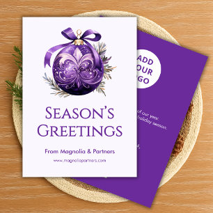 Professional Holiday Card   Logo & Website