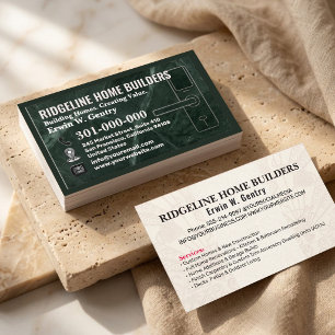 Professional Home Builder & Renovation Contractor  Business Card