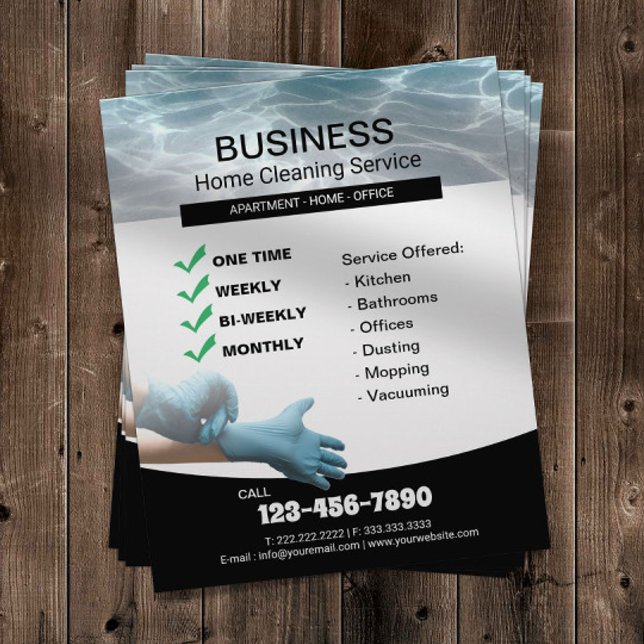 Professional Home Cleaning House Keeping Service Flyer (Creator Uploaded)