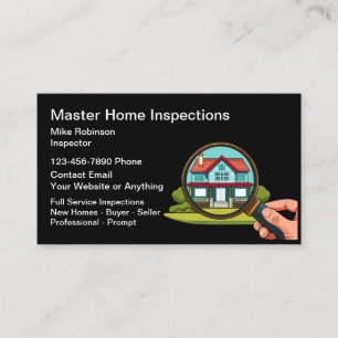 Professional Home Inspection Business Cards