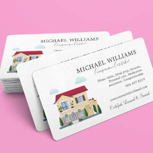 Professional House Caregiver Services Business Card