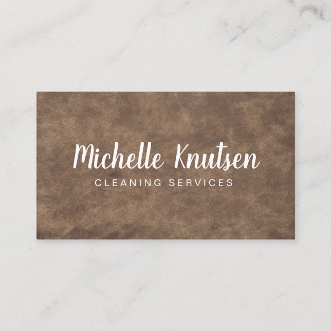 Professional House Cleaning Service  Business Card (Front)