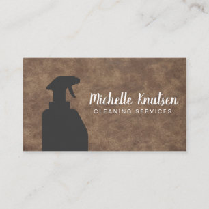 Professional House Cleaning Service Business Card