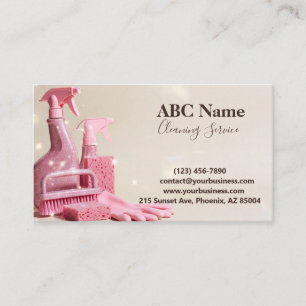 Professional House Cleaning Service Business Card