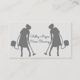 Professional House Cleaning Services Business Card