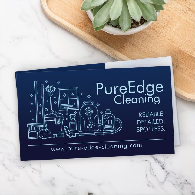 Professional House Cleaning Services Business Card (Creator Uploaded)