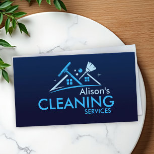 Professional House Cleaning Services Business Card