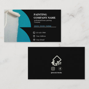 Professional House Painting service Business Card