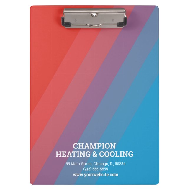 Professional HVAC Clipboard (Front)