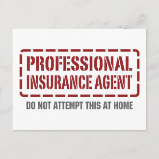 Professional Insurance Agent Postcard