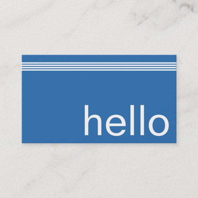 Professional Interpreter Translator Business Card (Front)