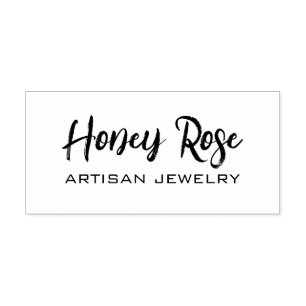 Professional Jewellery Card Branding Self-inking Stamp