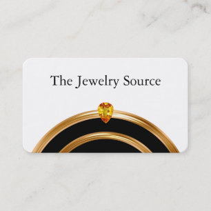 Professional Jewellery Store Business Card