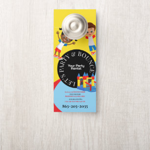Professional Jump Bouncy House Door Hanger