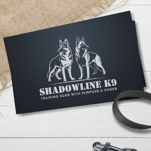 Professional K9 Training Business Card