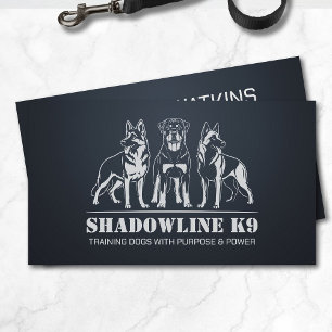 Professional K9 Training Business Card