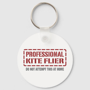Professional Kite Flier Key Ring