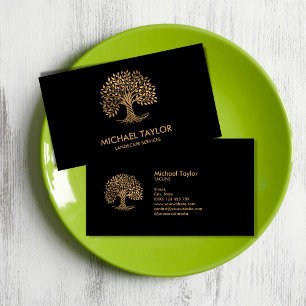 professional landscape tree service and lawn care  business card