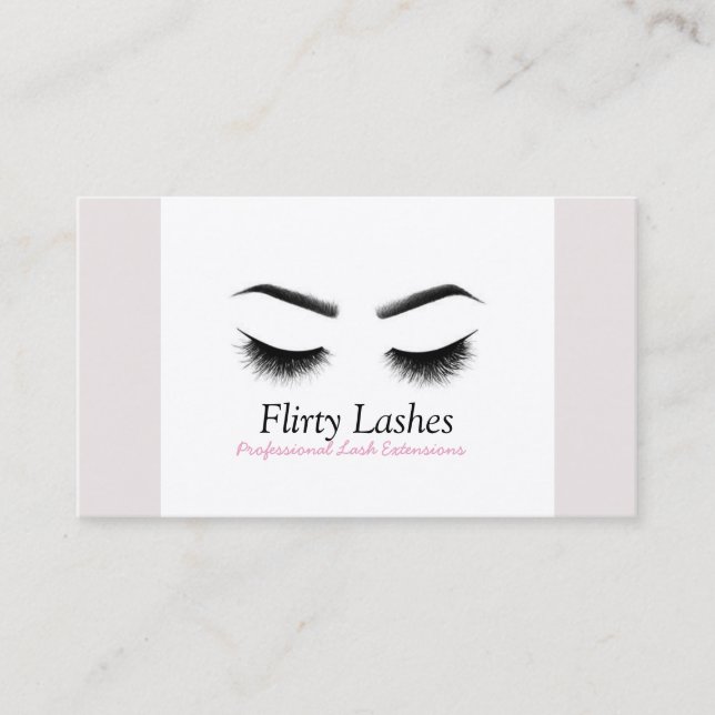 Professional Lash Business Card (Front)