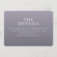 Professional Lavender Minimalist Wedding Website C