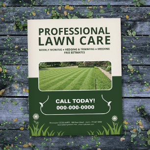 Professional Lawn Care Flyer
