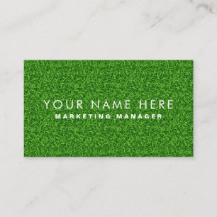 professional Lawn Care Landscaping Business Card