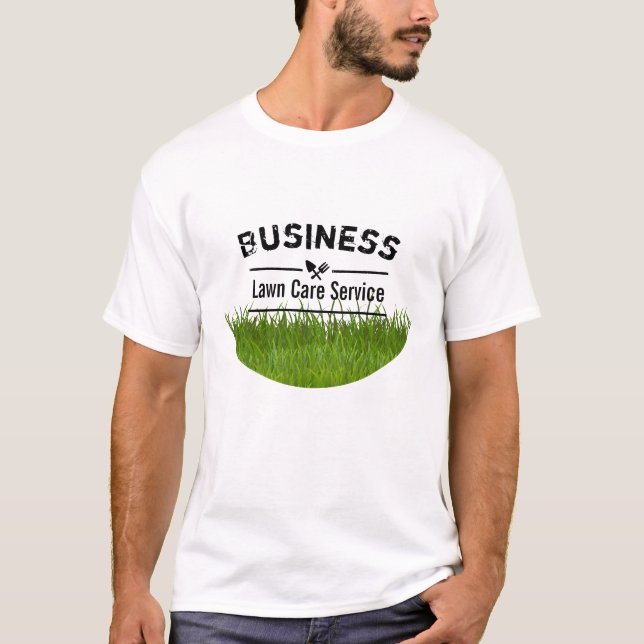 Professional Lawn Care & Landscaping Service T-Shirt (Front)