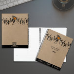 Professional Lawn Silhouette Butterfly Appointment Planner<br><div class="desc">The Professional Lawn Silhouette Butterfly Appointment Planner as a soft cover is part of the Garden Maintenance Service Marketing Items collection. It is perfect as appointment planner or as a promotional gift for valued customers. Designed in minimalist style as a customisable template the promotional planner invites to insert your motto,...</div>