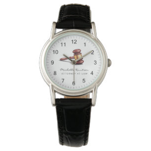 Professional Lawyer Attorney luxury Black Watch