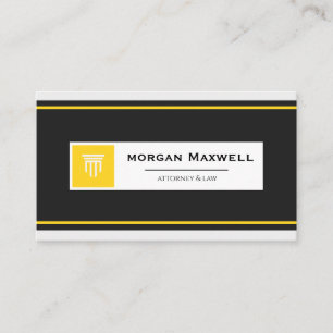 Professional Lawyer Business Card   Attorney 