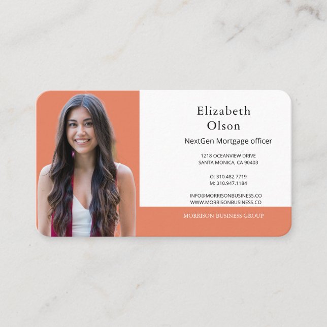 Professional Loan Officer Business Cards (Front)