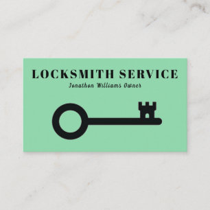 Professional Locksmith Service Business Card