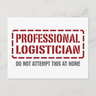 Professional Logistician Postcard