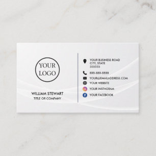 Professional Logo Minimalist Social media Website Business Card