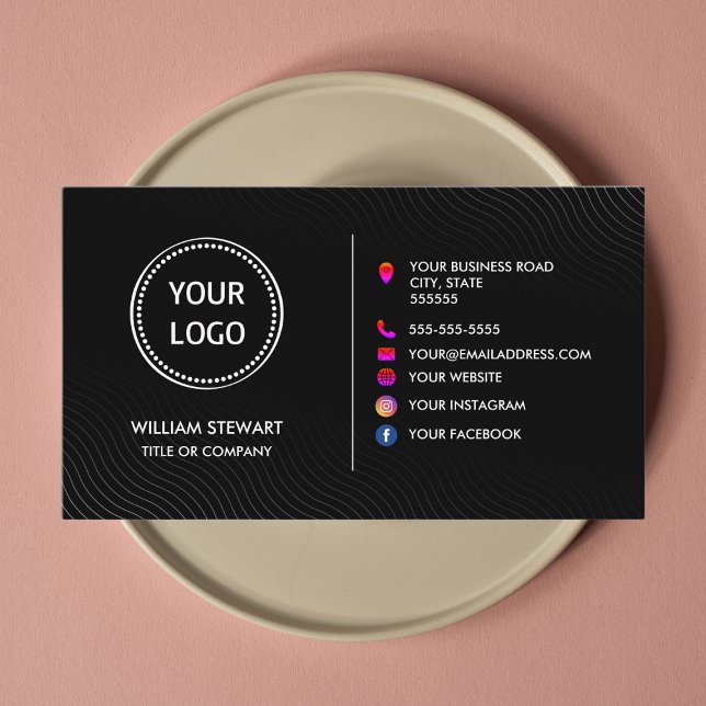 Professional Logo Minimalist Social media Website Business Card (Creator Uploaded)