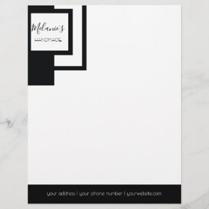 Professional Logo - Monochrome Archectural Custom Letterhead