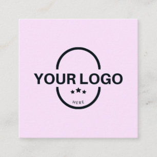 Professional logo square business card
