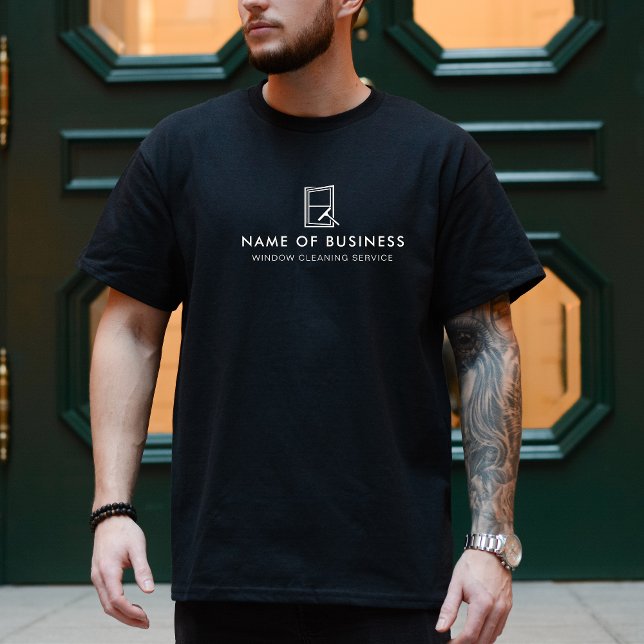 Professional Logo Window Cleaning Service T-Shirt (Creator Uploaded)