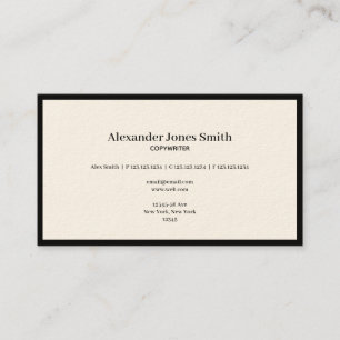Professional Long Name 2020 Business Card