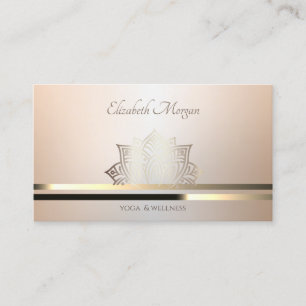 Professional Luminouse Lotus Business Card
